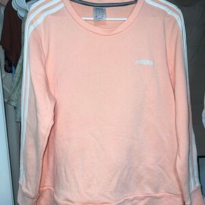 Adidas coral crew with White Accents